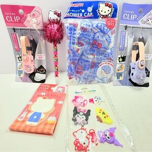 Hello Kitty and Sanrio friends excellent bundle and Accessories Set